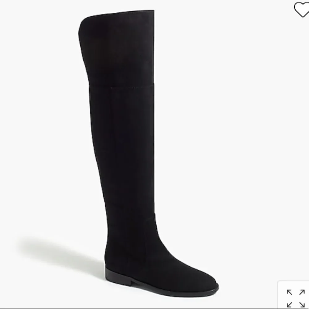 J. Crew Factory  Over-the-knee microsuede boots Item AG056*